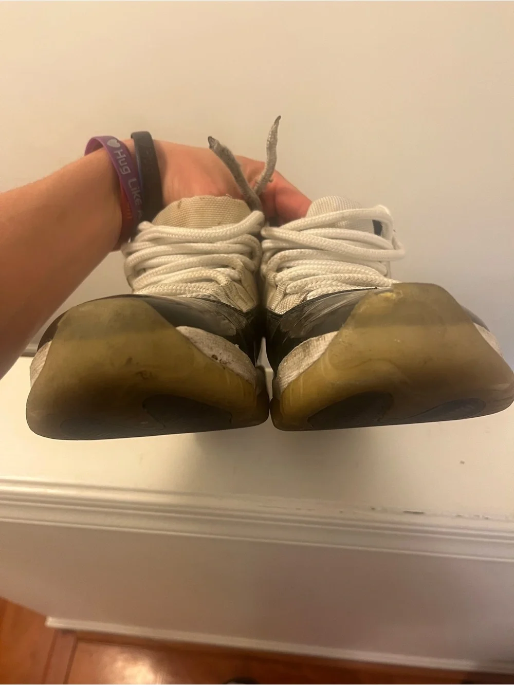 Beat up Jordan 11s. Size 9.